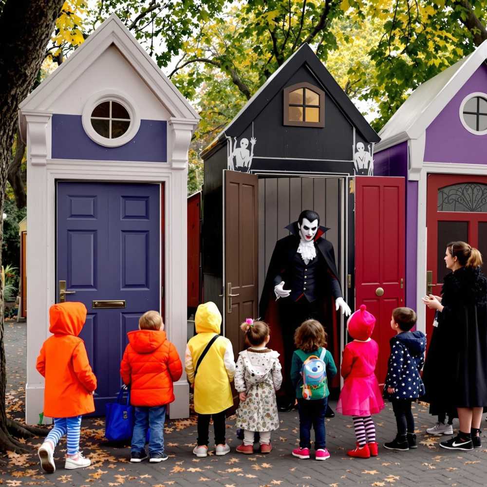 A halloween surprise behind every door A halloween surprise behind every door